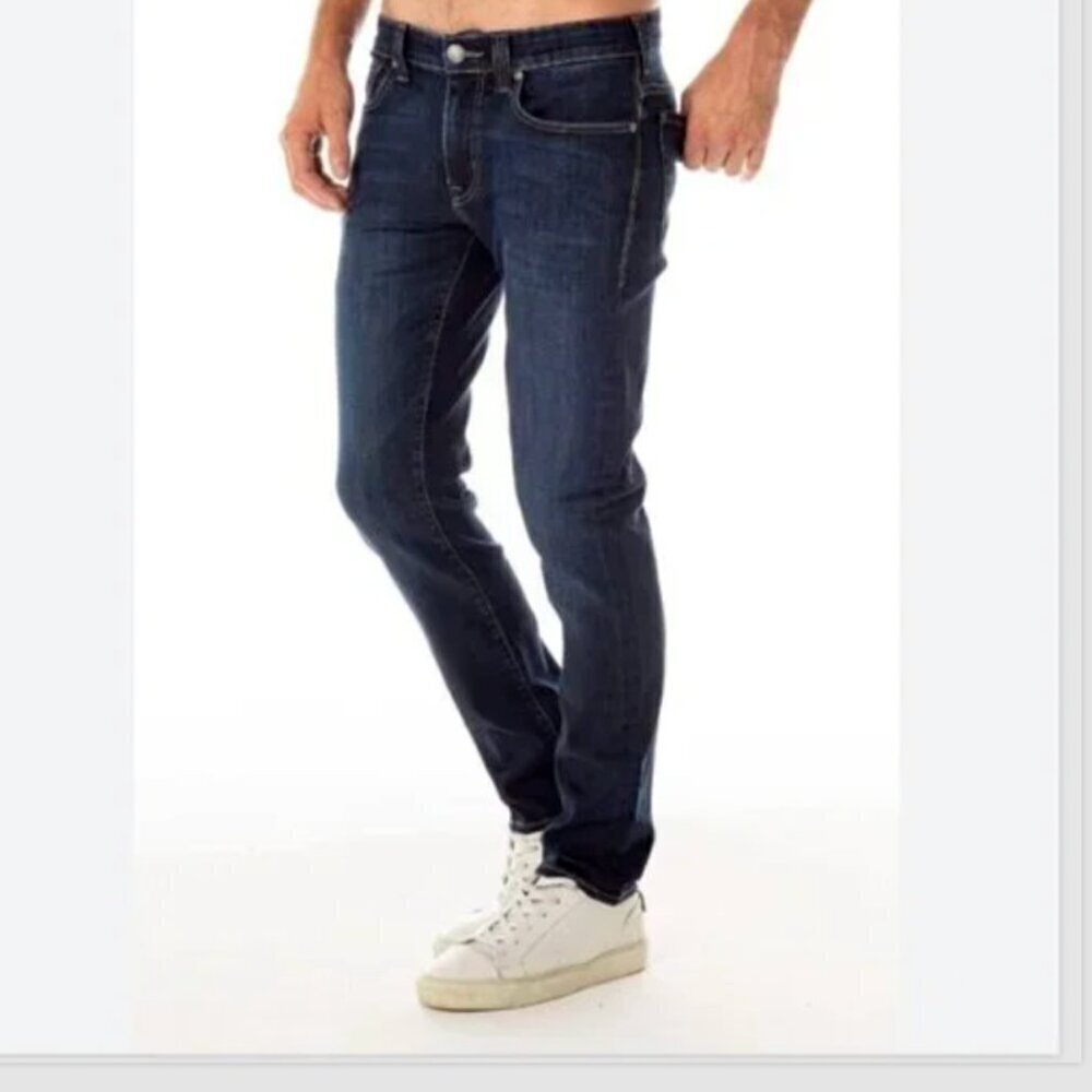 Fidelity Men's Jimmy Straight Leg Jeans Size 33 Empirical Blue Designer Denim